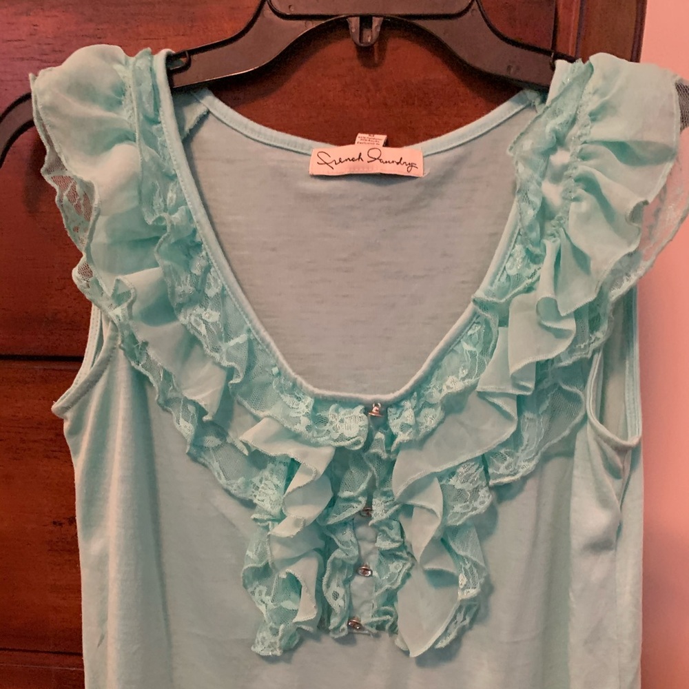 Light pastel blue tank
